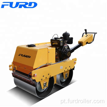 Rolo compactador de solo com cilindro duplo 2 toneladas de máquina vibratória de compactação (FYLJ-S600C)